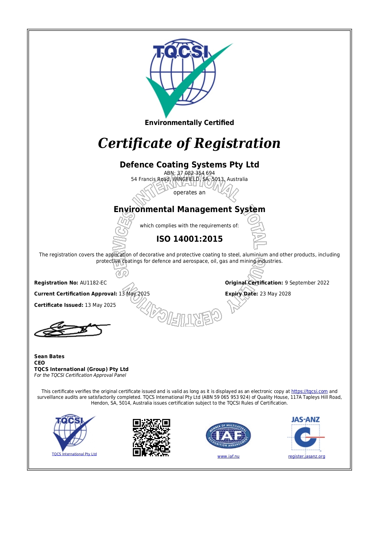 ISO 14001 2015 Environmental Certificate_page-0001